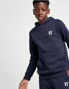 Sudadera 11º Degrees Capucha JR CORE SMALL LOGO - Navy