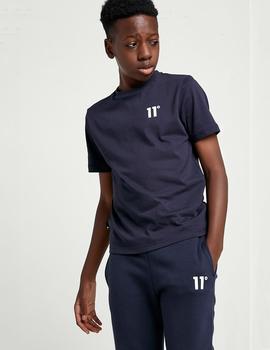 Camiseta Eleven degrees JR CORE SMALL LOGO - Navy