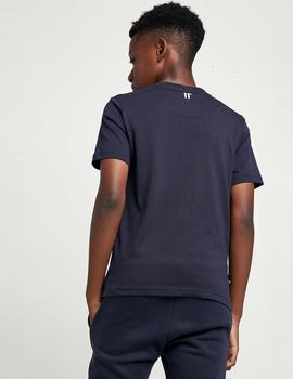 Camiseta Eleven degrees JR CORE SMALL LOGO - Navy