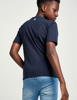 Camiseta Eleven degrees JR CORE SMALL LOGO - Navy