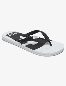 Chanclas SPRAY GRAFFIK WBM - Blanco/Negro Monogram