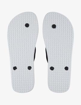 Chanclas SPRAY GRAFFIK WBM - Blanco/Negro Monogram