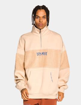 Sudadera GRIMEY Quarter JAZZ THING - Cream