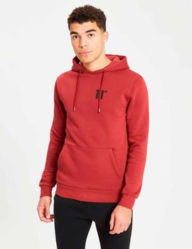 Sudadera 11 DEGREES Capucha CORE PULLOVER - Rhubarb Red