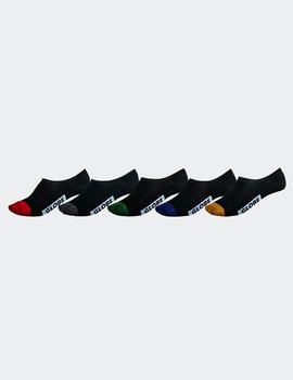 Calcetines DIP INVISIBLE (Pack de 5 ) - Black/Asso