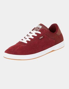 Zapatillas ETNIES THE SCAM-BURGUNDY WHITE