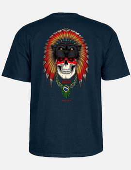 Camiseta POWELL PERALTA KELVIN HOEFLER SKULL - Azul Marino