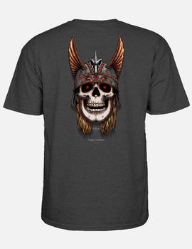 Camiseta POWELL PERALTA ANDY ANDERSON SKULL - Ch. Heather