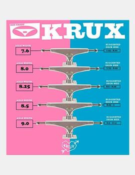 Ejes Skate KRUX 8.00 K5 POLISHED STANDARD (2 unidades)