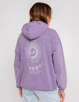 Sudadera Capucha KAOTIKO WASHED - Morado