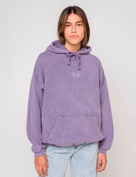 Sudadera Capucha KAOTIKO WASHED - Morado