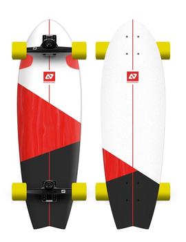 Surf Skate HYDROPONIC FISH 31,5' x 9,75' - Vortex Black Red