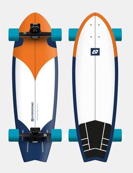 Surf Skate HYDROPONI FISH 31,5' x 9,75' - Radikal Orange Nav