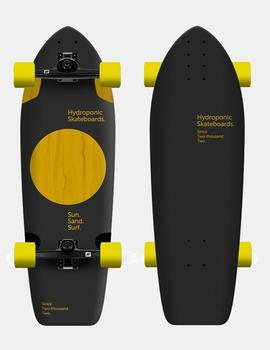 Surf Skate HYDROPONI SQUARE 31,5' x 10' - Lunar Black Yellow