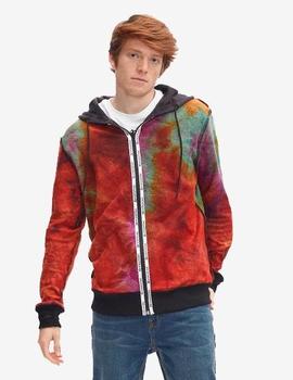 Sudadera Capucha REVERSIBLE HYDROPONIC COOLEST -Tie Dye