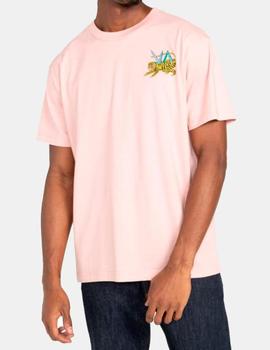 Camiseta RVCA ML TIGER - Pale Mauve