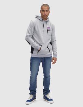 Sudadera Capucha HYDROPONIC PCH PINK SHOW -Heather Grey