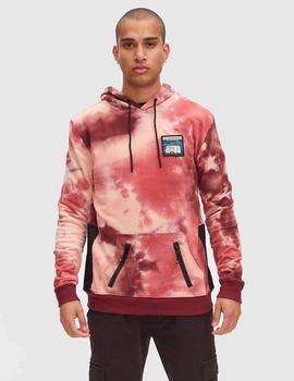 Sudadera Capucha HYDROPONIC PCH NOMADS -Tie Dye Wine