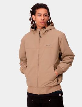 Cazadora CARHARTT HOODED SAIL - Tanami / Black