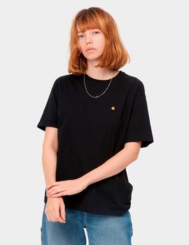 Camiseta W' S/S CHASE - Black / Gold