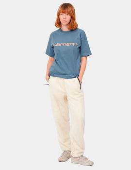 Camiseta CARHARTT W' SCRIPT - Icesheet / Sediment