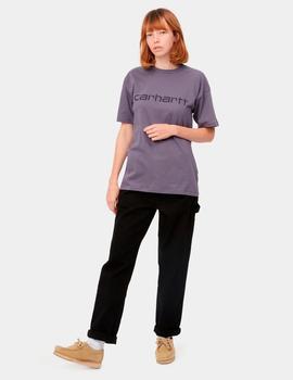 Camiseta CARHARTT W' SCRIPT - Provence / Dark Iris