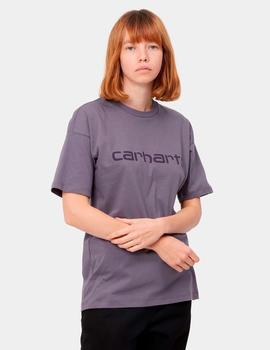 Camiseta CARHARTT W' SCRIPT - Provence / Dark Iris