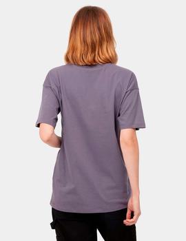 Camiseta CARHARTT W' SCRIPT - Provence / Dark Iris