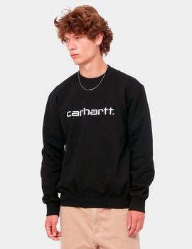 Sudadera Crew CARHARTT SWEAT - Black White