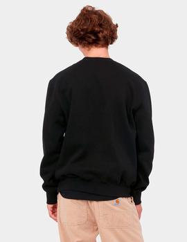 Sudadera Crew CARHARTT SWEAT - Black White