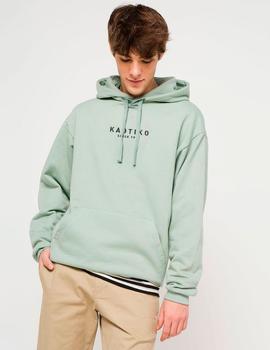 Sudadera Capucha KAOTIKO VANCOUVER - Verde Pastel