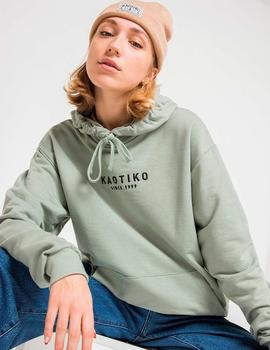 Sudadera Capucha KAOTIKO VANCOUVER - Verde Pastel