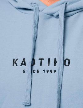 Sudadera Capucha KAOTIKO VANCOUVER - Azul Niágara