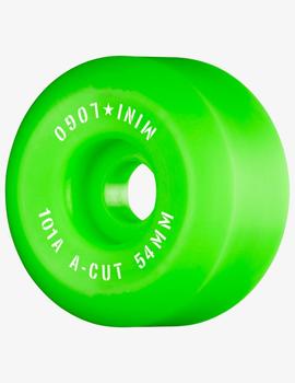 Ruedas Skate MINI LOGO A-CUT 54mm - 101a - Verde (4 Ruedas)