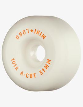 Ruedas Skate MINI LOGO A-CUT 51mm - 101a - Blanco (4 Ruedas)