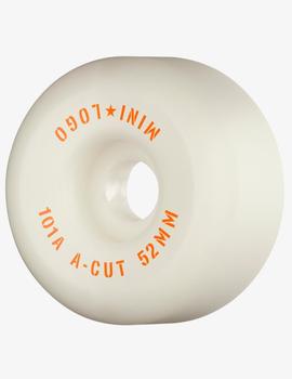 Ruedas Skate MINI LOGO A-CUT 52MM - 101A - Blanco (4 Ruedas)