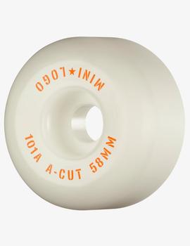 Ruedas Skate MINI LOGO A-CUT 58MM X 101A - Blanco (4 Ruedas)