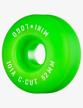 Ruedas Skate MINI LOGO C-CUT 52mm - 101a - Verde (4 Ruedas)