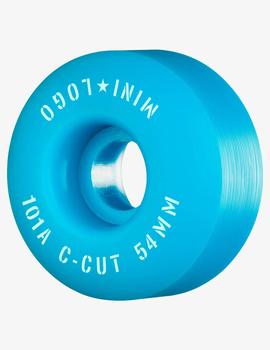 Ruedas Skate MINI LOGO C-CUT 54mm - 101a - Azul (4 Ruedas)