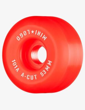 Ruedas Skate MINI LOGO A-CUT 53MM - 101A - Rojo (4 Ruedas)