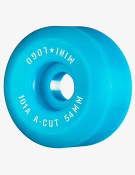 Ruedas Skate MINI LOGO A-CUT 54mm - 101a - Azul (4 Ruedas)