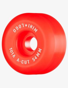 Ruedas Skate MINI LOGO A-CUT 54MM - 101A - Rojo (4 Ruedas)