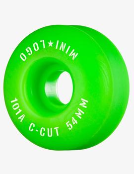 Ruedas Skate MINI LOGO C-CUT 54mm - 101a - Verde (4 Ruedas)