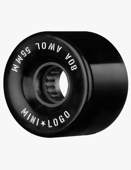 Ruedas Skate MINI LOGO AWOL 59mm - 80a - Negro (4 Ruedas)