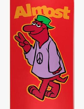 Tabla Skate ALMOST PEACE OUT HYB 8.125' - Red (Lija gratis)