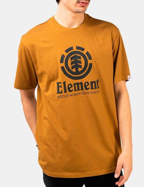 Camiseta ELEMENT VERTICAL - Gold Brown