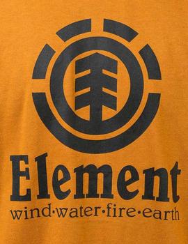 Camiseta ELEMENT VERTICAL - Gold Brown