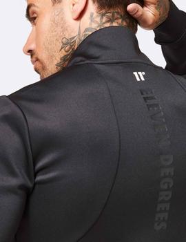 Sudadera Abierta 11 DEGREES CUT & SEW TRACK - Black