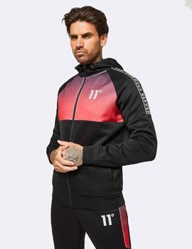 Sudadera Capucha CUT & SEW OMBRE TRACK - Black Goj