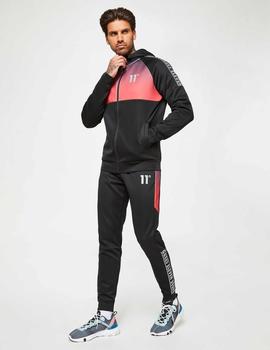 Sudadera Capucha CUT & SEW OMBRE TRACK - Black Goj